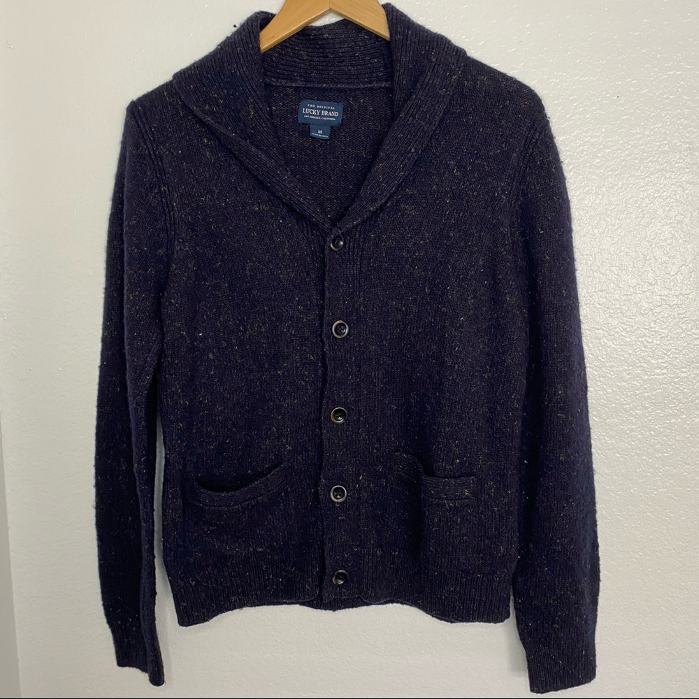 Lucky Brand wool blend cardigan sweater